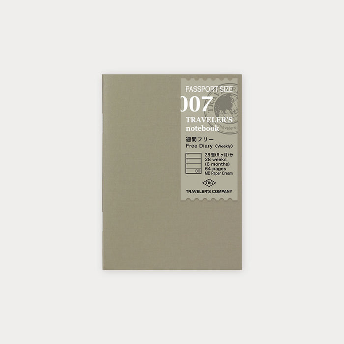 Traveler's Company Notebook Diary Refills