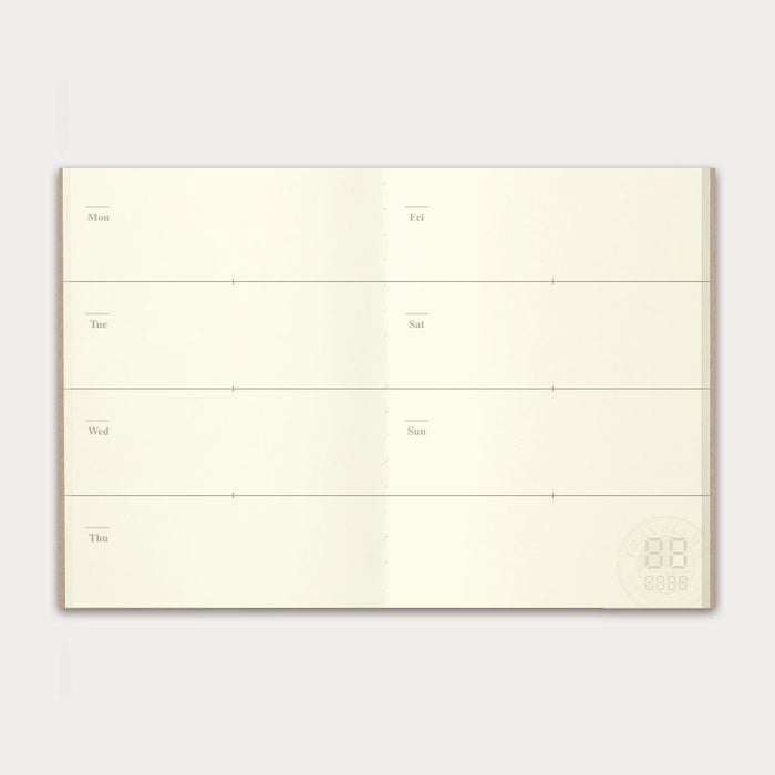 Traveler's Company Notebook Diary Refills