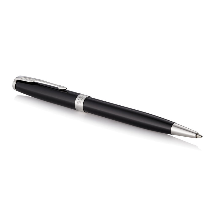 Parker Sonnet Ballpoint Pen Black Lacquer Chrome Trim