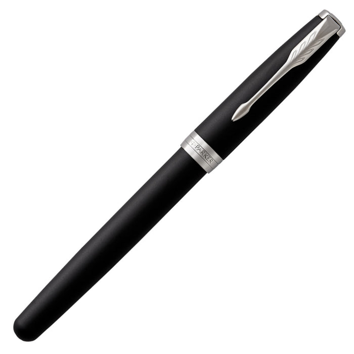 Parker Sonnet Rollerball Pen Black Lacquer Chrome Trim