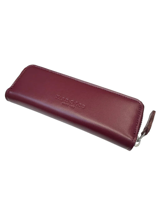 Yard-O-Led Maroon Zip 2 Pen Pouch