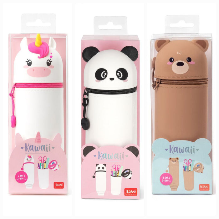 Legami Kawaii 2-in-1 Pencil Case