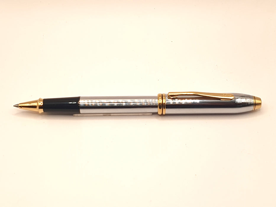 Vintage: Cross Townsend Lustrous Chrome with Gold Trim Rollerball