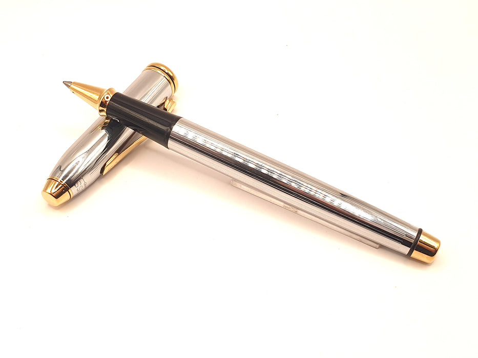 Vintage: Cross Townsend Lustrous Chrome with Gold Trim Rollerball