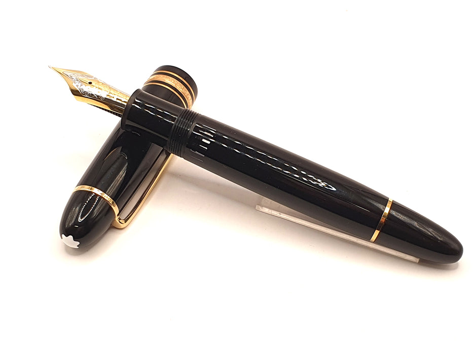 Vintage Montblanc 149 Black with Gold Trim (18ct EF Nib)