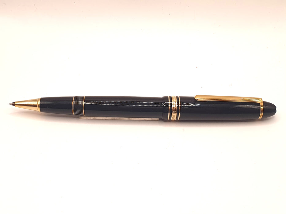Vintage Montblanc Le Grand Black Precious Resin with Gold Trim Rollerball Pen with Original Box