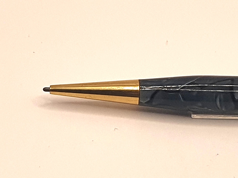Vintage Burnham Blue Marble with Gold Trim Mechanical Pencil (1.18mm)