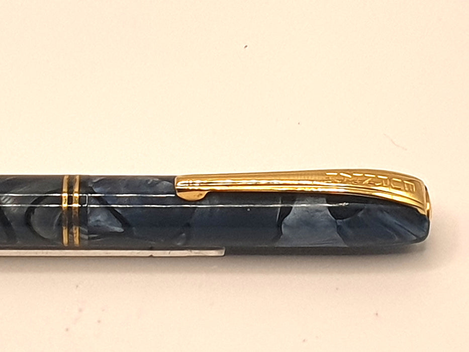Vintage Burnham Blue Marble with Gold Trim Mechanical Pencil (1.18mm)