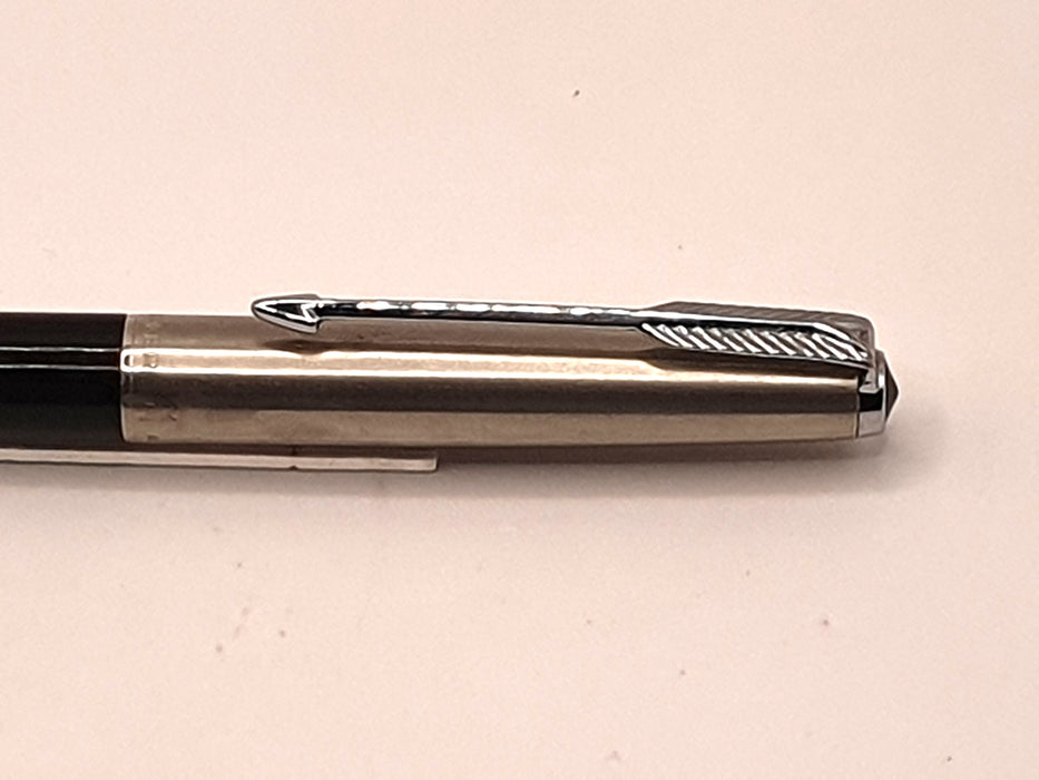 Vintage Parker 61 Black with Lustraloy Cap & Chrome Trim Mechanical Pencil (0.9mm)
