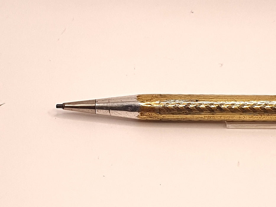 Vintage Eversharp Silver-Plated with Chevron Pattern Mechanical Pencil (1.18mm)