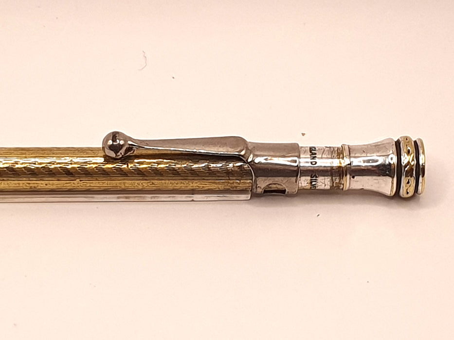 Vintage Eversharp Silver-Plated with Chevron Pattern Mechanical Pencil (1.18mm)
