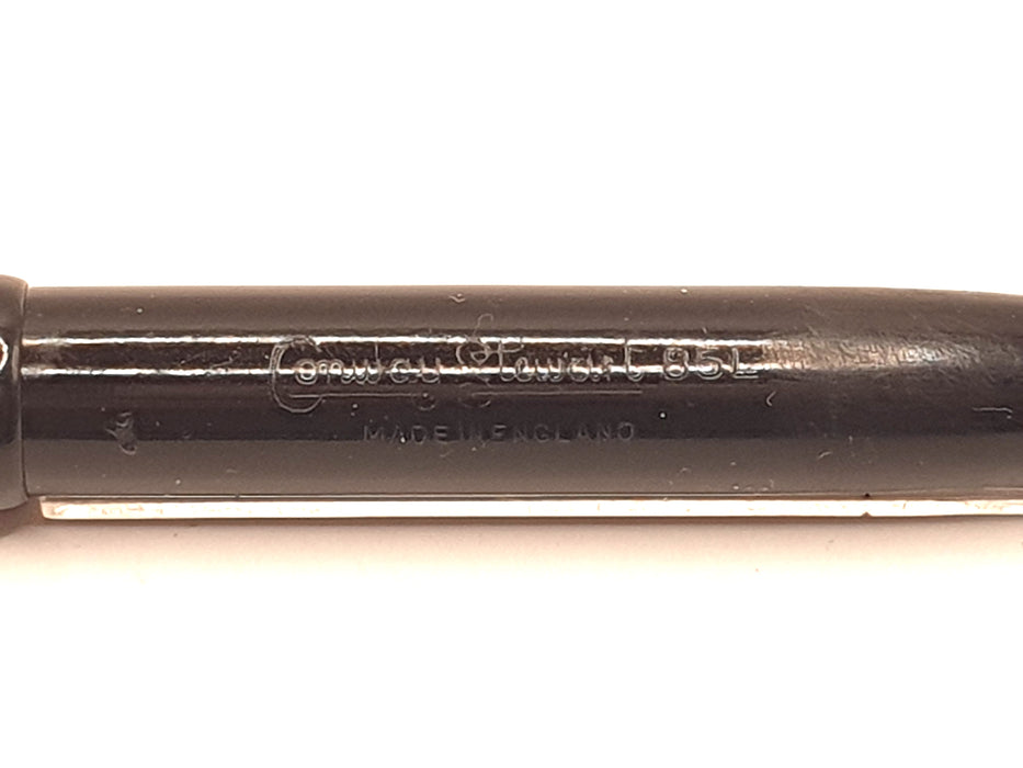 Vintage Conway Stewart 85L Black with Gold Trim Fountain Pen (14ct EF Nib)