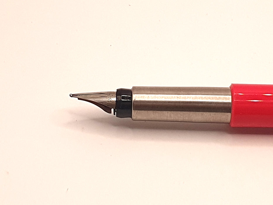 Vintage Parker Vector Pink with Chrome Trim Fountain Pen (M Nib) with Original Pink Case