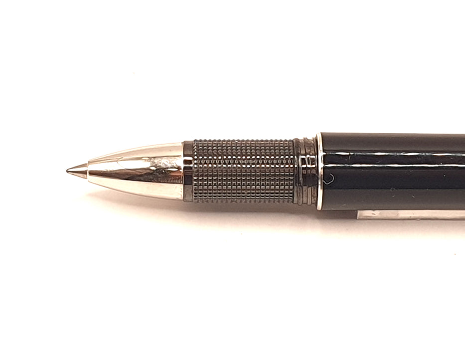 Vintage Montblanc Starwalker Black Precious Resin with Platinum Trim Rollerball Pen