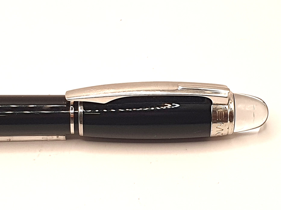 Vintage Montblanc Starwalker Black Precious Resin with Platinum Trim Rollerball Pen