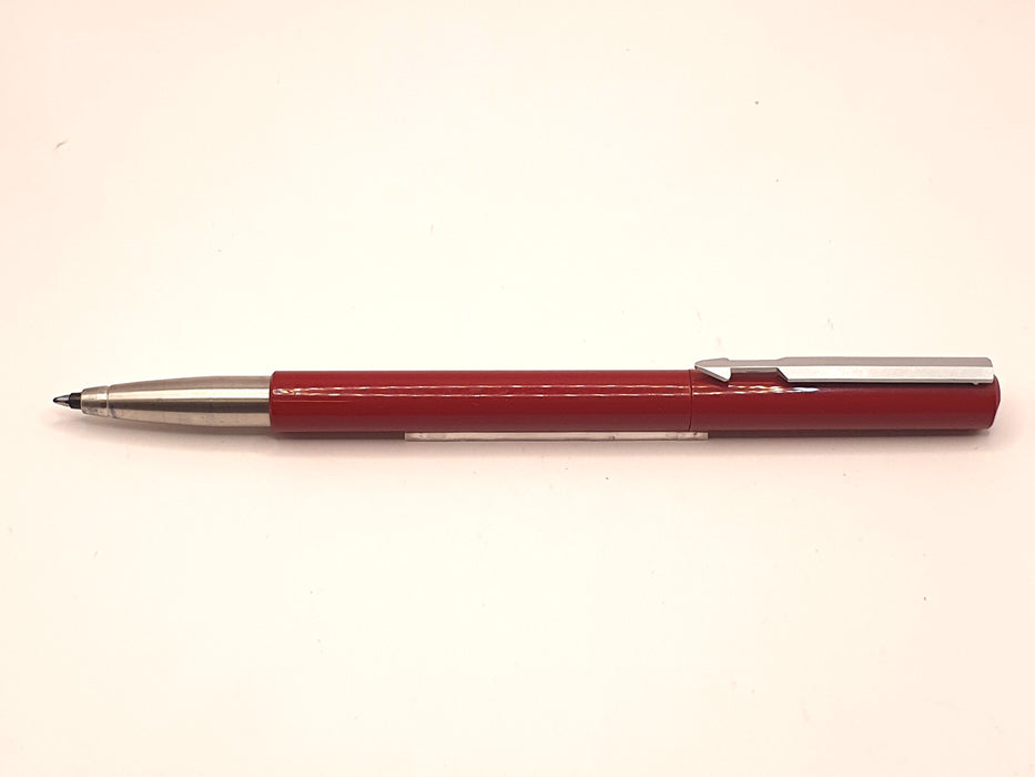 Vintage Parker RB-1 Burgundy with Chrome Trim Rollerball Pen