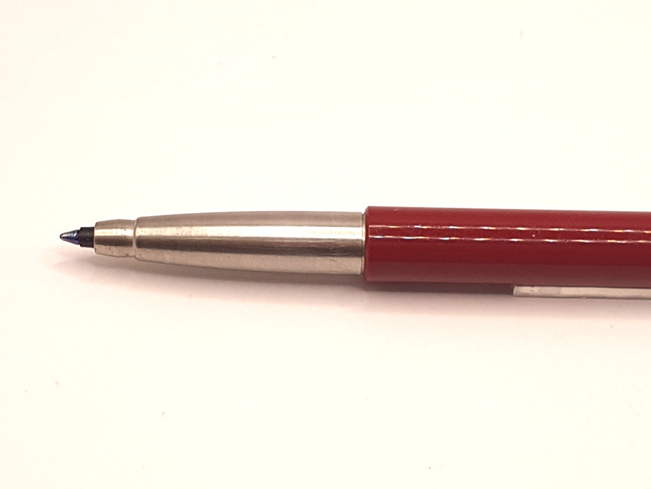 Vintage Parker Vector Burgundy with Chrome Trim Rollerball Pens