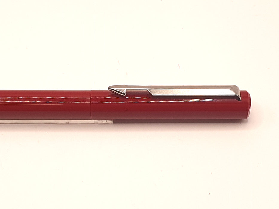 Vintage Parker Vector Burgundy with Chrome Trim Rollerball Pens