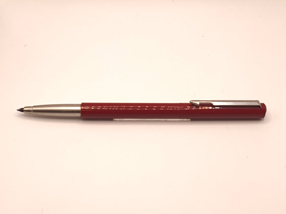 Vintage Parker Vector Burgundy with Chrome Trim Rollerball Pens