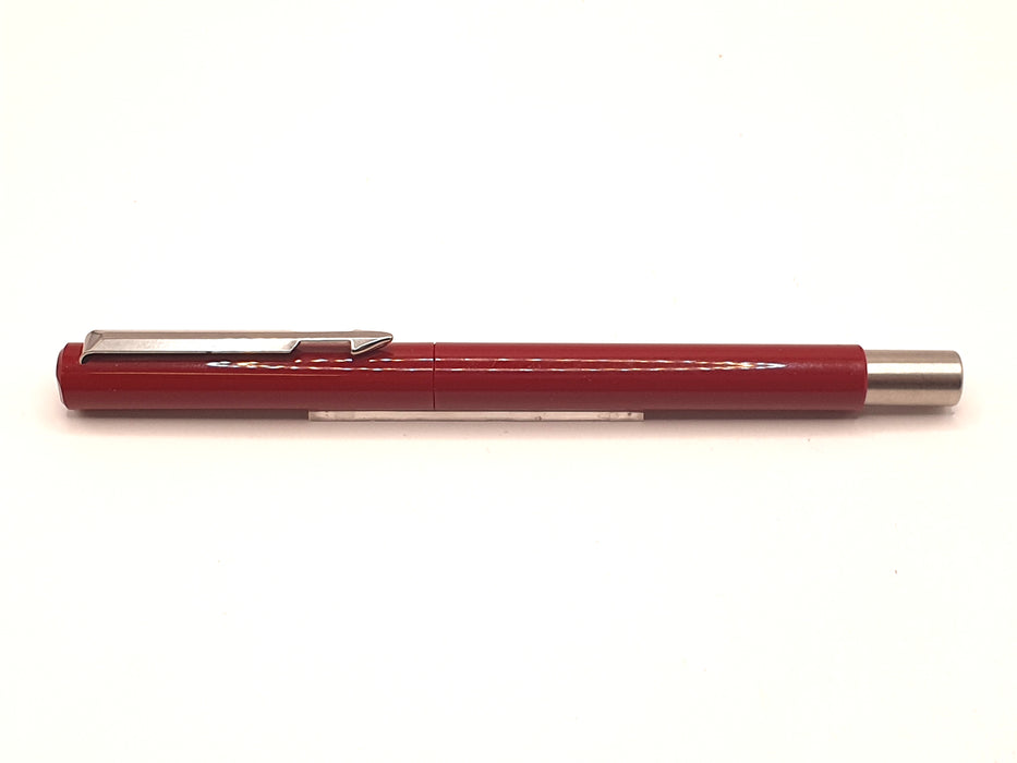 Vintage Parker Vector Burgundy with Chrome Trim Rollerball Pens