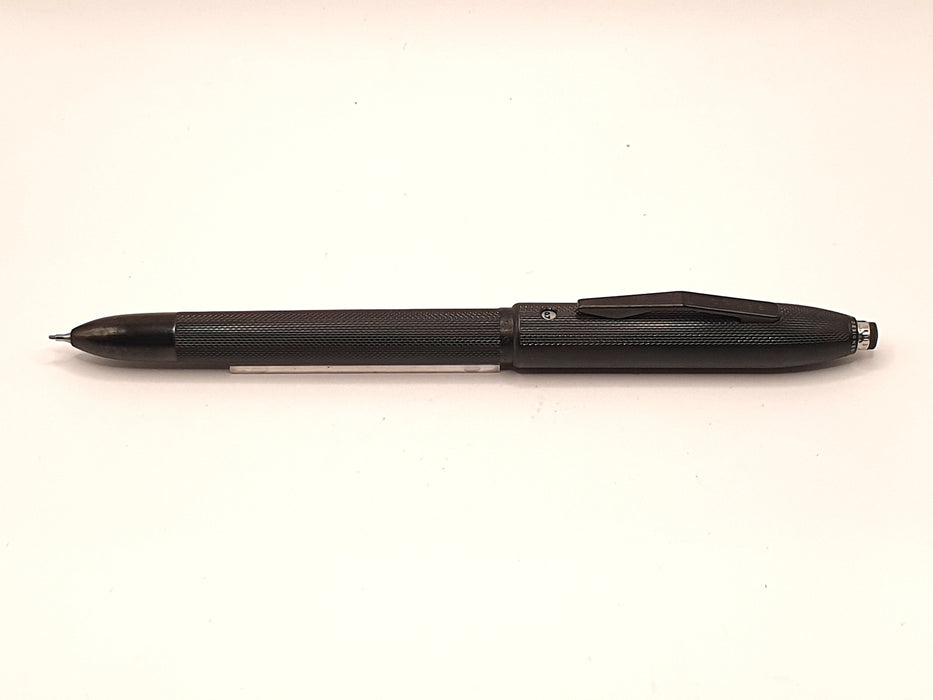 Vintage Cross Tech 4 Black PVD Multifunction Ballpoint Pen / Mechanical Pencil (0.7mm)