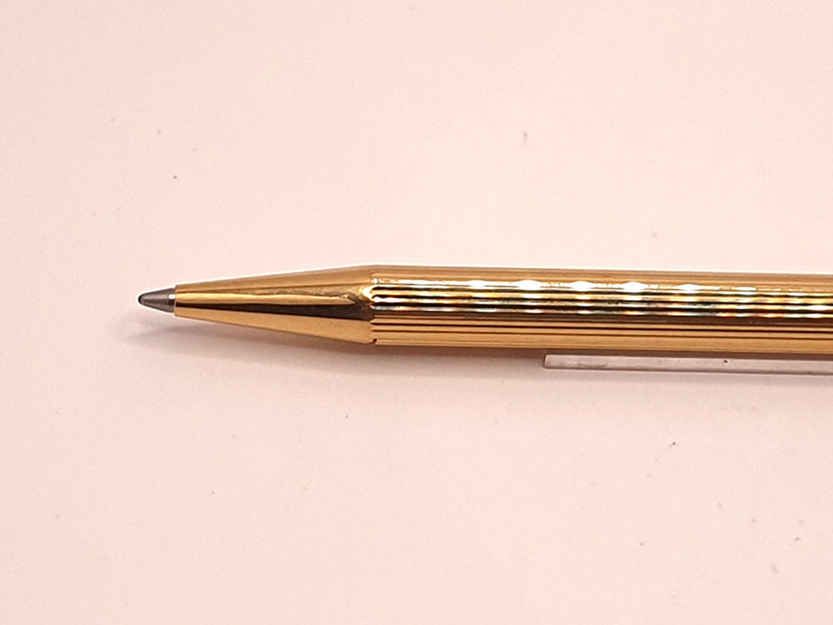 Vintage Sheaffer Targa 1005s Fluted Gold-Plated Ballpoint Pen