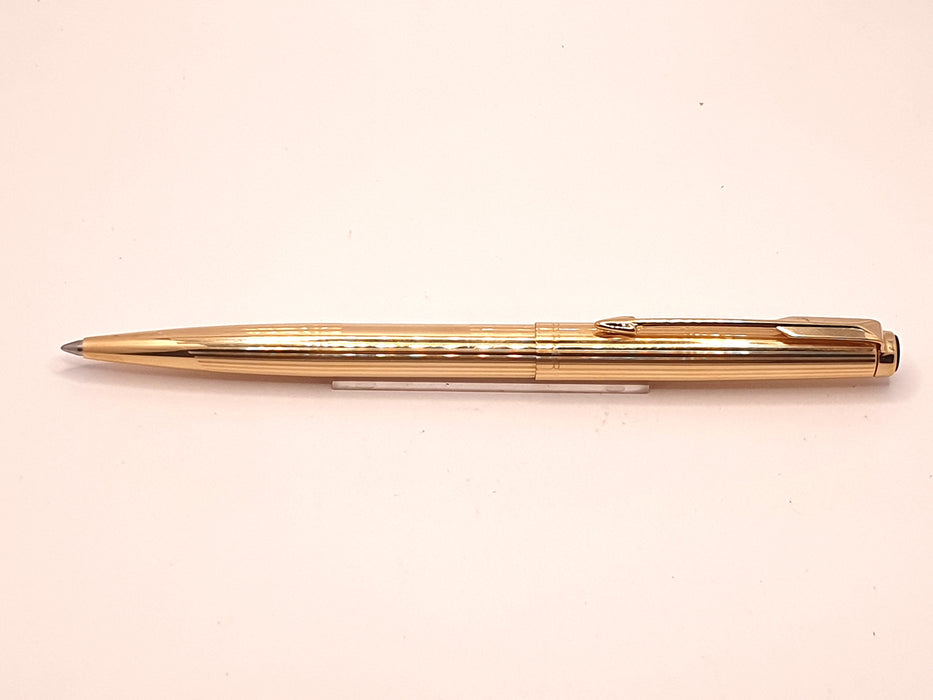 Vintage Parker 50 Falcon Signet Striated Gold-Filled Ballpoint Pen
