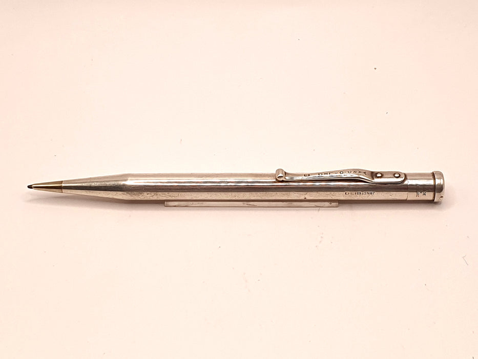Vintage Yard of Led Diplomat Round Sterling Silver Mechanical Pencil (1.18mm)