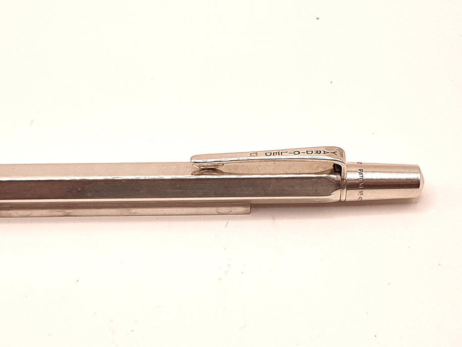Vintage Yard of Led Aristocrat Hexagonal Sterling Silver Mechanical Pencil (1.18mm)