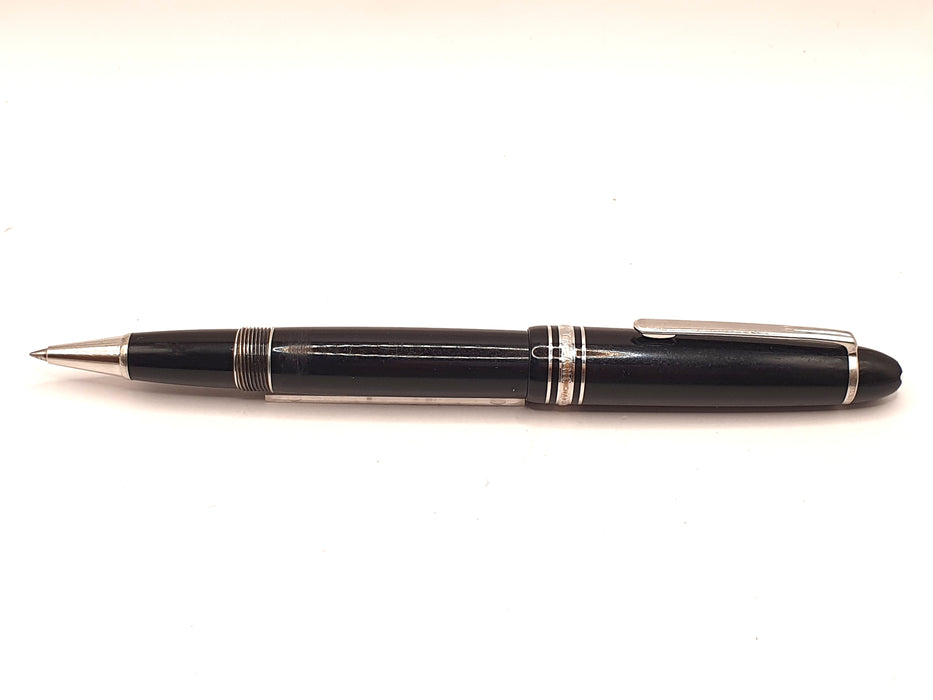 Vintage Montblanc 146 LeGrand Black with Platinum Trim Rollerball Pen