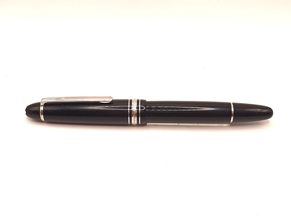 Vintage Montblanc 146 LeGrand Black with Platinum Trim Rollerball Pen