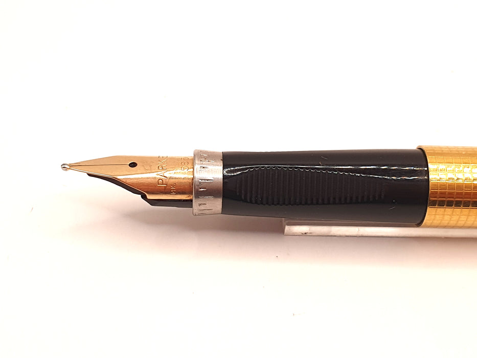 Vintage Parker 75 Cicelé Insignia 14ct Gold-Filled Fountain Pen (14ct M Nib)