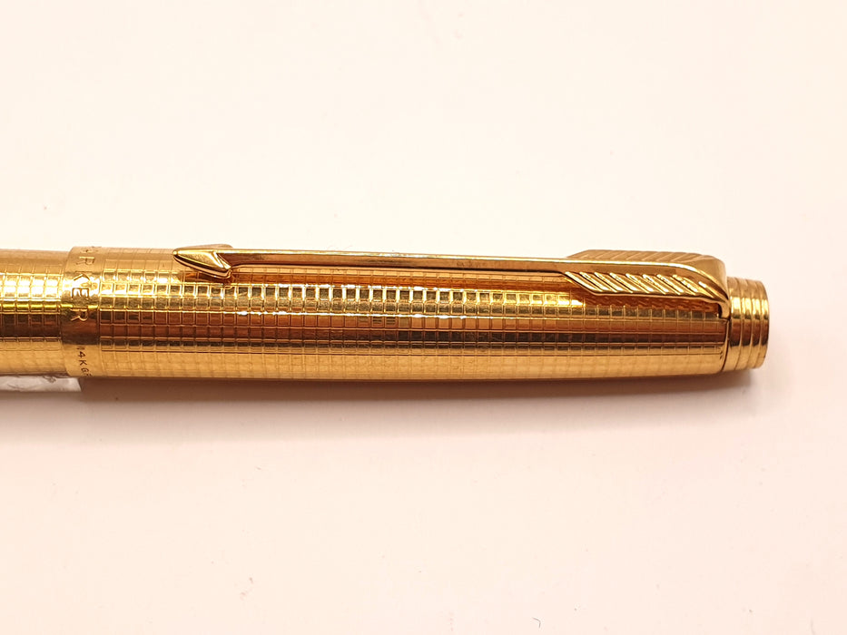 Vintage Parker 75 Cicelé Insignia 14ct Gold-Filled Fountain Pen (14ct M Nib)