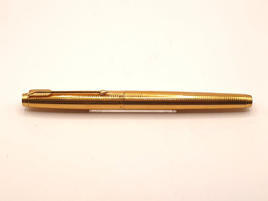 Vintage Parker 75 Cicelé Insignia 14ct Gold-Filled Fountain Pen (14ct M Nib)