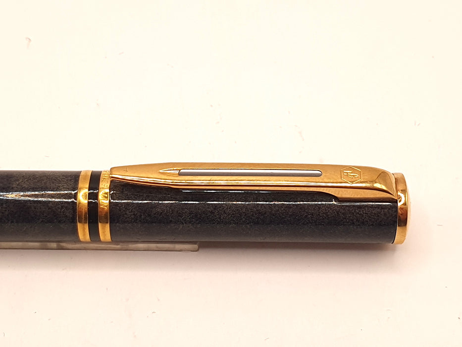 Vintage Waterman Laureat Green Marble with Gold Trim Fountain Pen (GP M Nib)