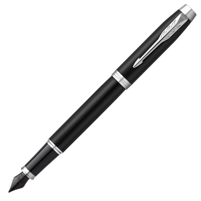 Parker IM Fountain Pen Matte Black with Chrome Trim