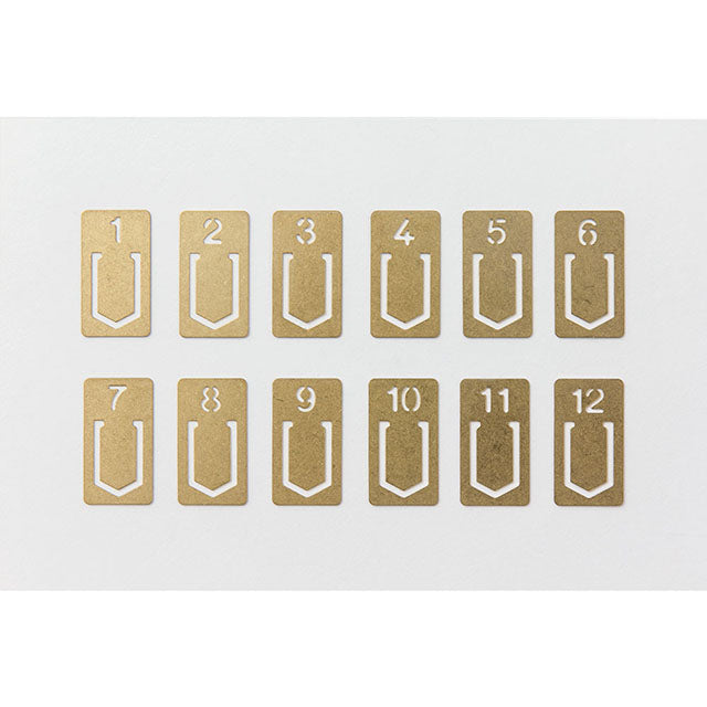 Traveler's Company Brass Index Clips
