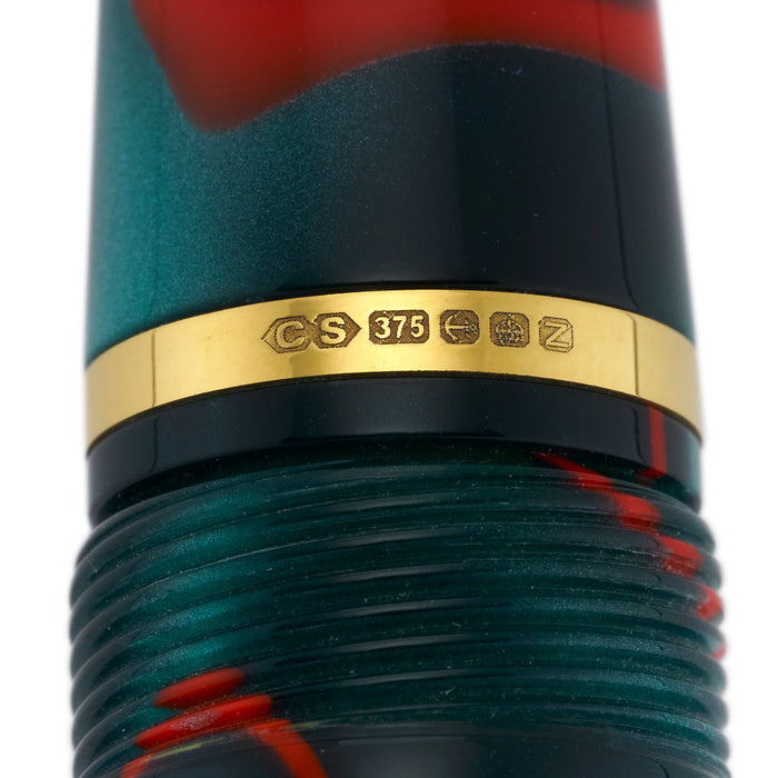 Conway Stewart Winston Red Whirl Fountain Pen