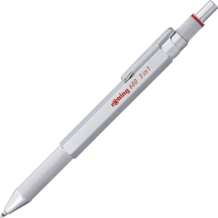 Rotring 600 3-in-1 Multi-Function Ballpoint Pen and Mechanical Pencil