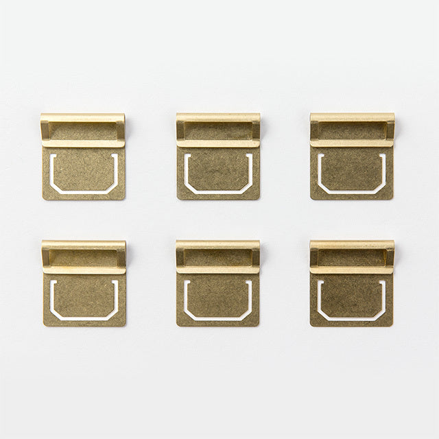 Traveler's Company Brass Index Clips