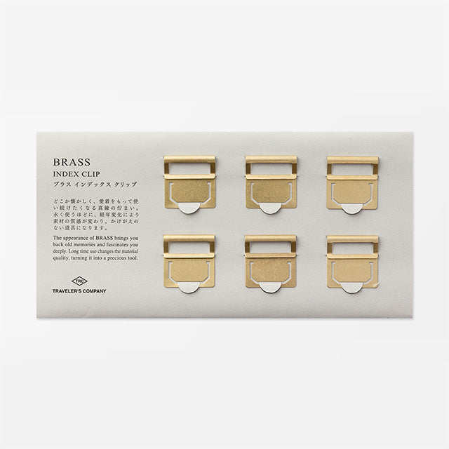 Traveler's Company Brass Index Clips