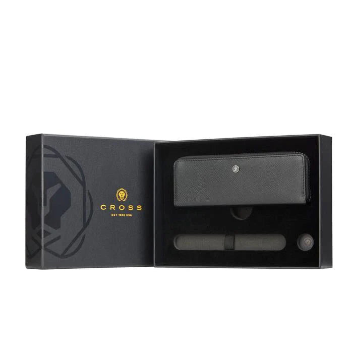Cross Leather Zip Pen Case