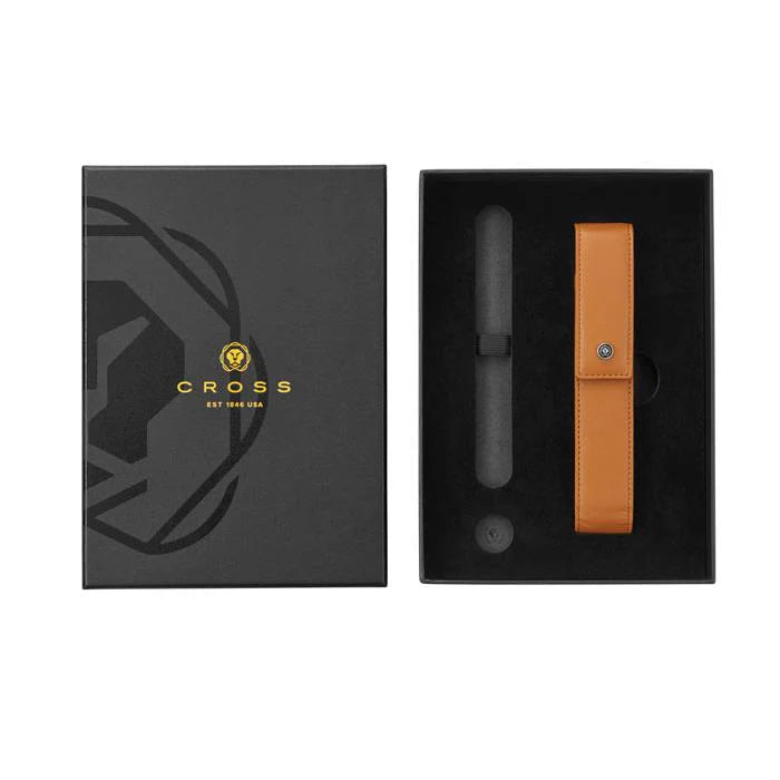 Cross Leather Magnetic Pen Case