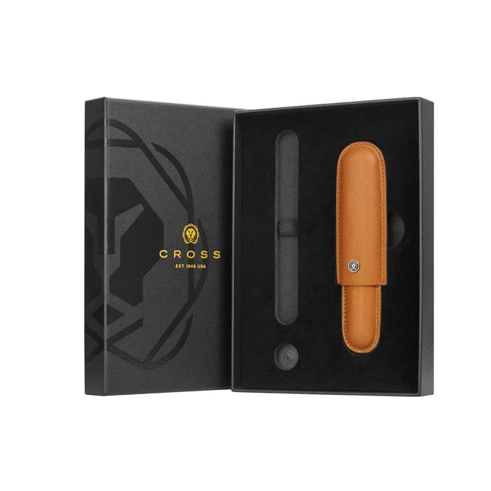 Cross Leather Cigar Style Pen Case