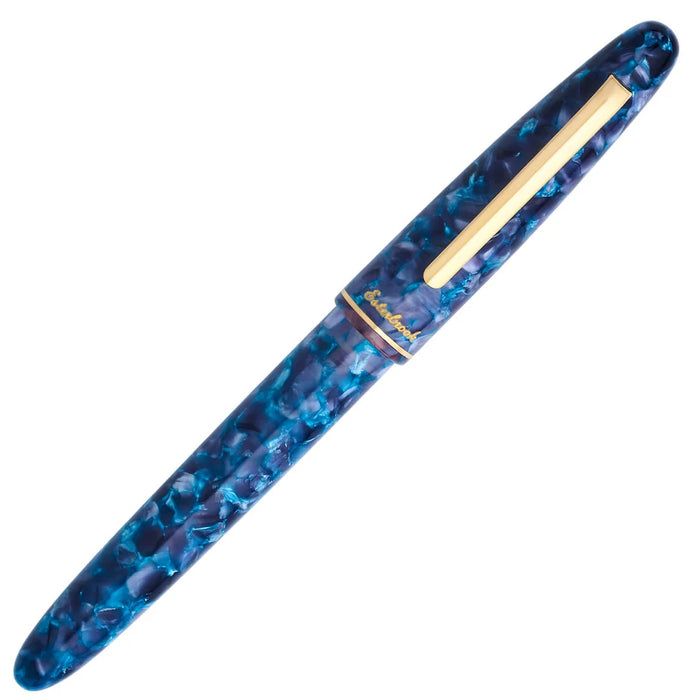 Esterbrook Estie Fountain Pen Blue Moon With Gold Trim