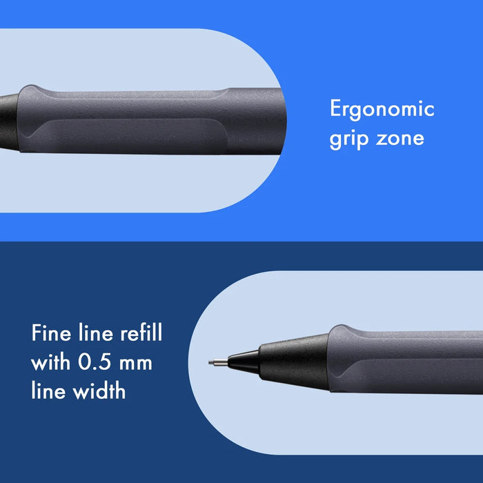 LAMY Safari Steel Black Mechanical Pencil
