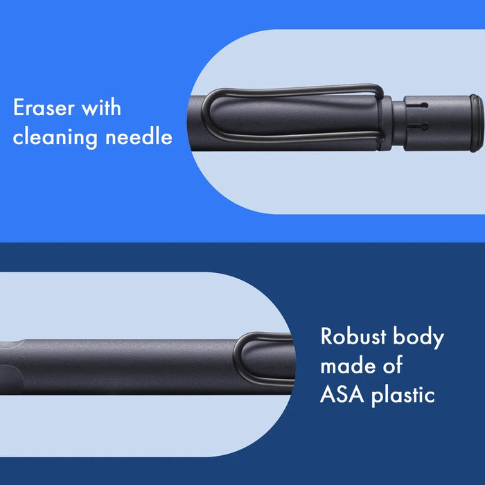 LAMY Safari Steel Black Mechanical Pencil