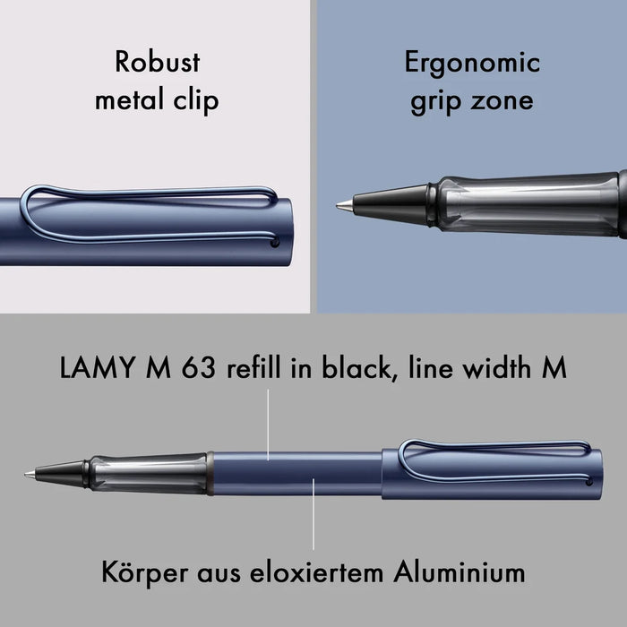 LAMY LX Blue Rollerball Pen