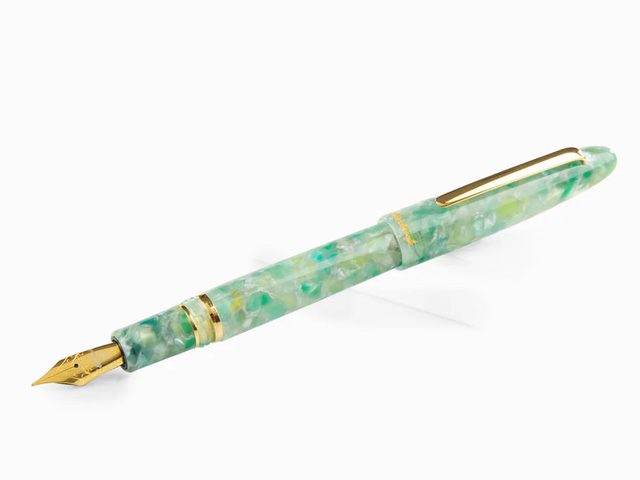 Esterbrook Estie Fountain Pen Sea Glass With Gold Trim