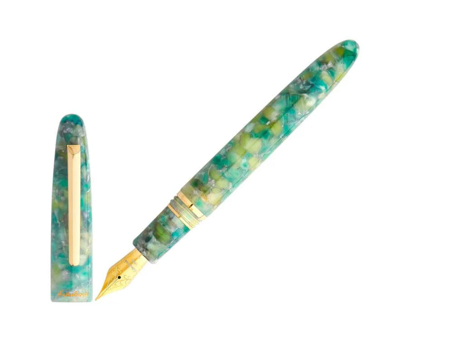 Esterbrook Estie Fountain Pen Sea Glass With Gold Trim